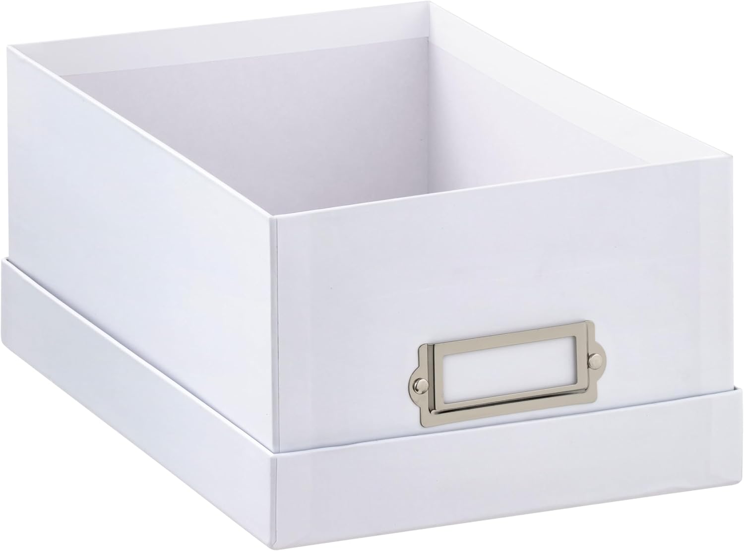 Simply Tidy White Memory Box - Store and Organize Photos, Keepsakes, DVD and CDs, Acid Free - Bulk 12 Pack