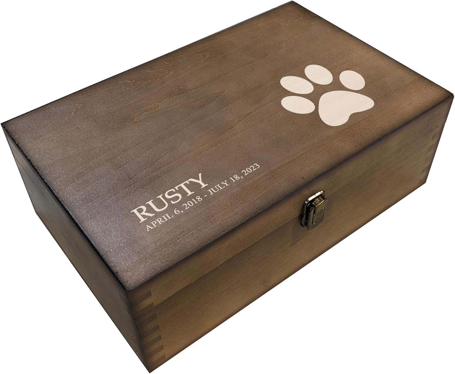 GUYTRENDz Navigators Compass Design Wooden Keepsake Box, Large Memory Box for Keepsakes, Decorative Storage Box for Memories, Jewelry, & Photos, Memorial Boxes for Men & Women