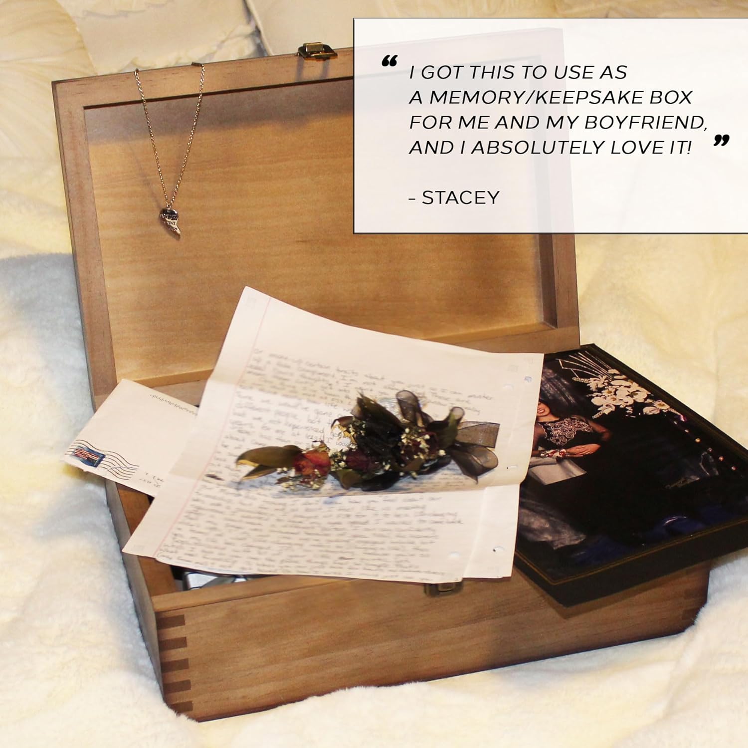 GUYTRENDz Navigators Compass Design Wooden Keepsake Box, Large Memory Box for Keepsakes, Decorative Storage Box for Memories, Jewelry, & Photos, Memorial Boxes for Men & Women