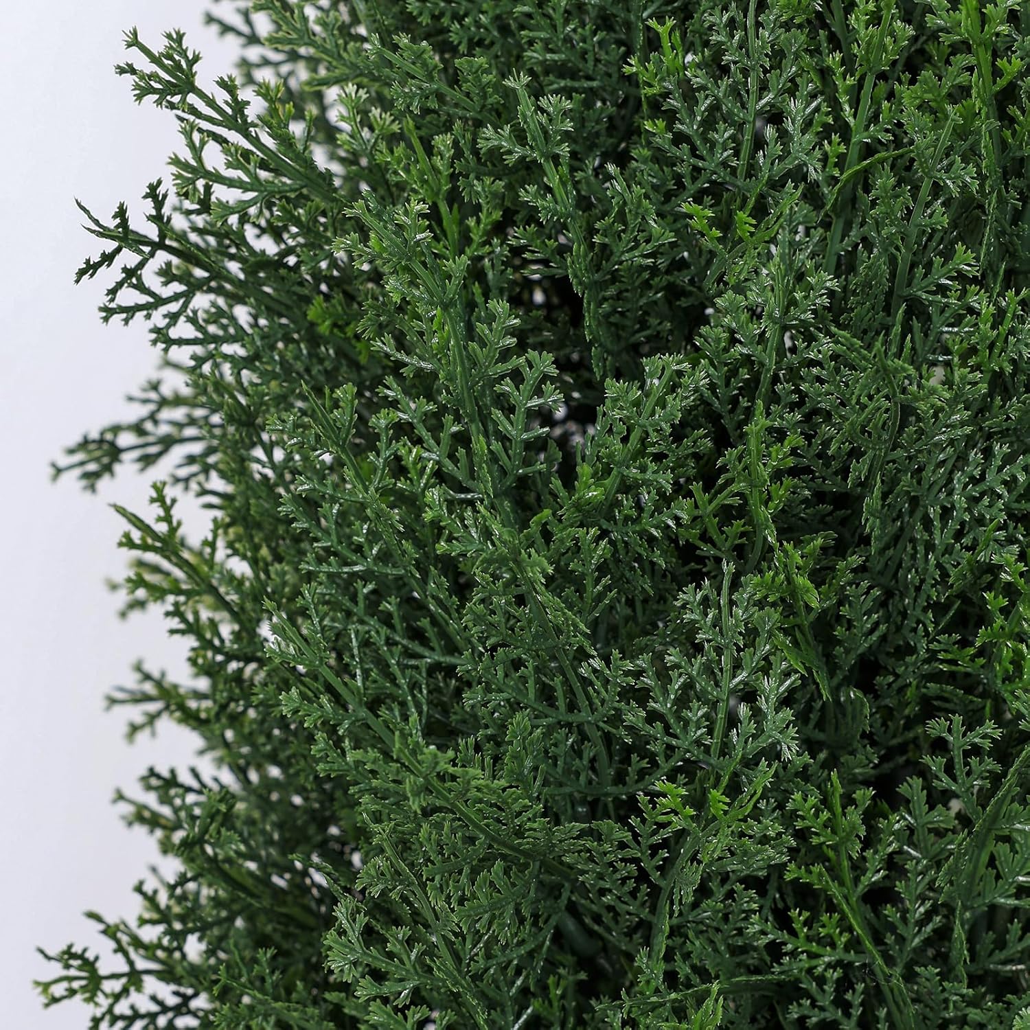 Artificial Cedar Topiary Trees, 5FT UV Resistant Topiary Trees Artificial Outdoors, Realistic Pre-Potted Faux Cypress Plants for Outdoor Porch, Home Entryway, and Garden Decor, Set of 2