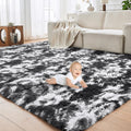 OPPODREAM 9x12 Pink Rugs for Bedroom, Ultra-Soft Fluffy Area Rugs for Living Room, 9 x 12 Shag Carpet for Nursery, Kids, Girl, Boy, Baby, Plush, Fuzzy, Shaggy, Cute Home Decor