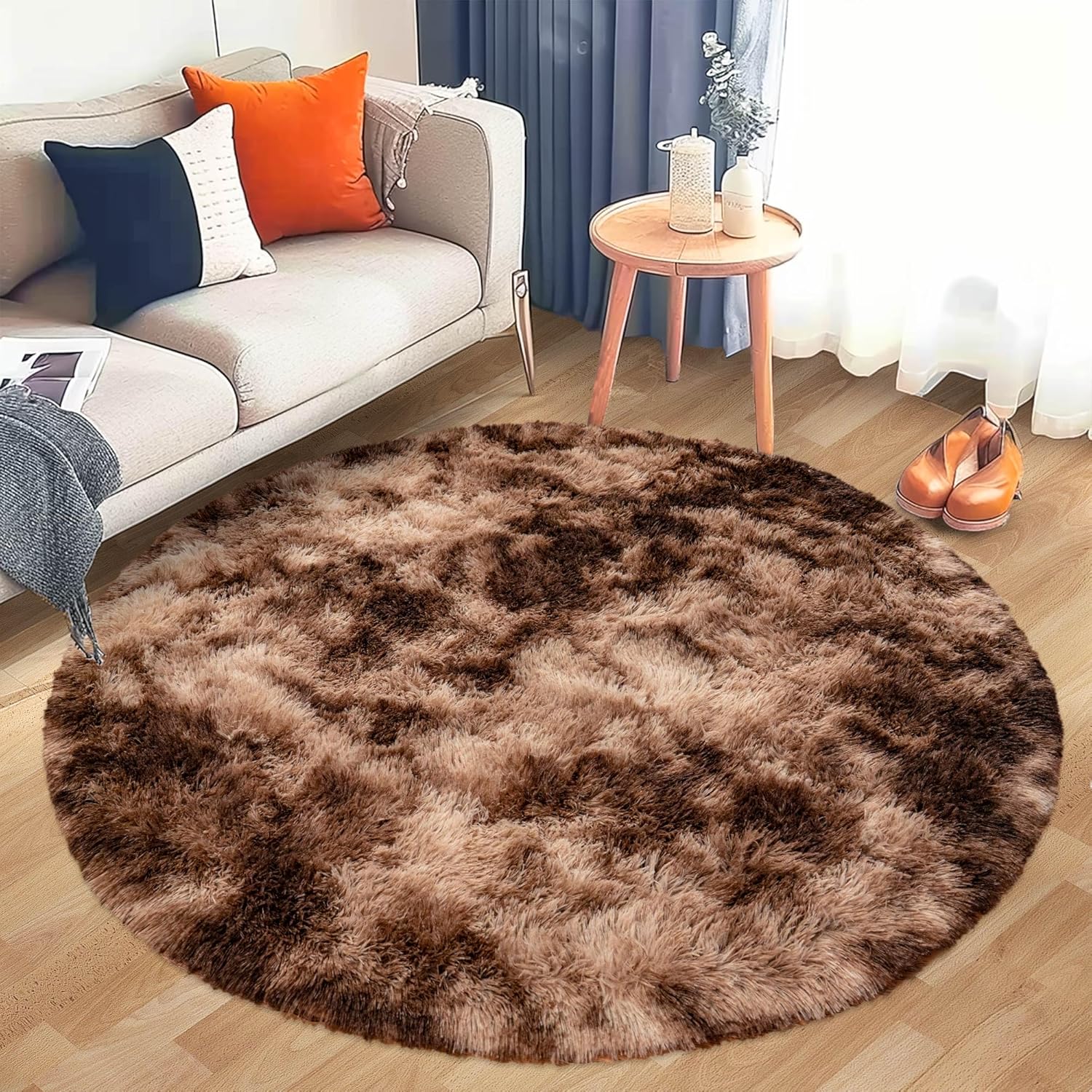 Awaytail Fluffy Area Rug 9x12 Living Room, Hot Pink Rugs for Bedroom Girls, Extra Large Rug Big Carpet 9 by 12 Fuschia